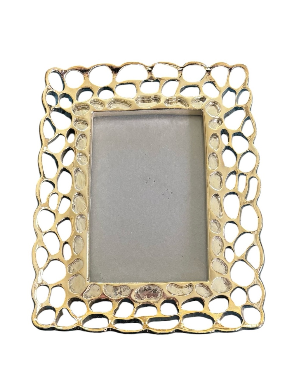 Azzure Home Gold Plated Decorative Desk 5X7 Picture Frame  AF1368 Velvet Back